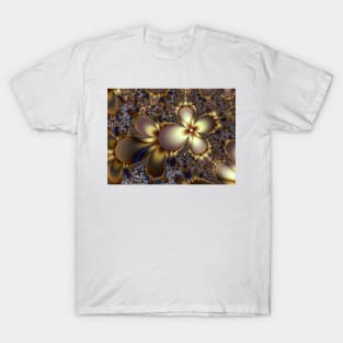 Metal flower fractal T-Shirt